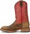 Side view of Double H Boot Mens Wide Square Work Roper Old Town